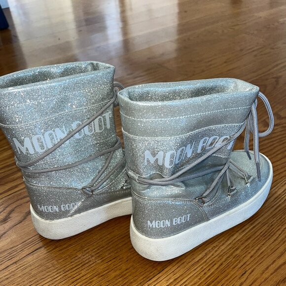Moon Boot JR Park Boot | Silver Size 2 - Picture 4 of 6
